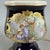 Vintage Porcelain, Brass, and Glass Table Lamp from Limoges, France For Sale - Image 9 of 16