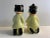 Chinoiserie 1940 Chinoiserie Boy and Girl - Set of 2 For Sale - Image 3 of 6