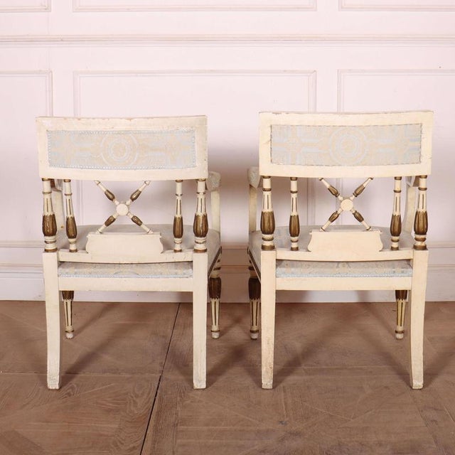 Swedish Empire Style Armchairs, 1920s, Set of 2 For Sale - Image 10 of 11