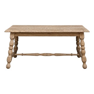 19th Century French Oak Provincial Coffee Table For Sale