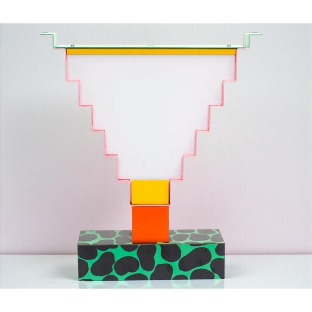 1980s Ruskin Table Lamp by George Sowden and Nathalie du Pasquier For Arc 74, 1984 For Sale - Image 5 of 14