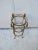 Hollywood Regency Hollywood Regency Gold Tassel Three Tier Stand For Sale - Image 3 of 4
