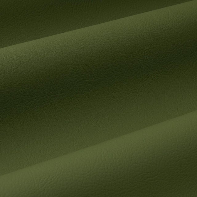 Transitional Schumacher Vegan Leather Indoor/Outdoor Fabric In Grass For Sale - Image 3 of 5