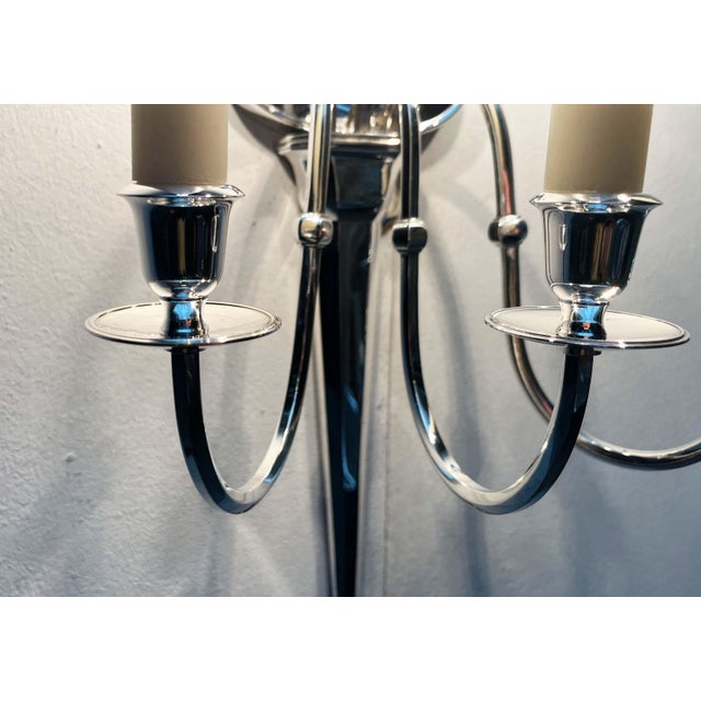 Metal Vintage Neo-Classical Hollywood Regency Italian Sconces, Set of 3 For Sale - Image 7 of 18