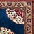 1950s Vintage Turkish Rug | Floral Medallion | 4'1"x5'5" For Sale - Image 5 of 8