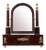Antique French Empire Dressing Mirror in Mahogany with Gilt Bronze Applications For Sale