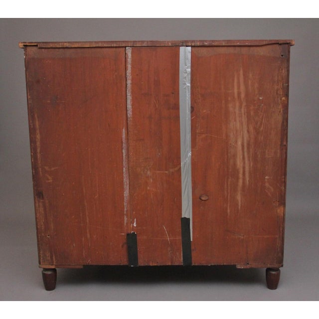 Antique Mahogany Bowfront Chest, 1830 For Sale - Image 14 of 14