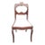 19th C. Flame Mahogany and Satinwood Inlaid With Upholstered Seat Side Chair For Sale