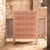 Arabesque Inlay Five-Drawer Tallboy - Coral by House of Jaipur For Sale - Image 9 of 10