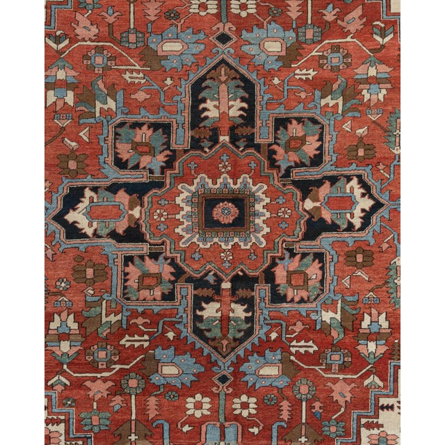 Vintage Rug 9ft 7in X 12ft 6in For Sale In New York - Image 6 of 8