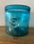 Mid-Century Modern Vintage Hand-Blown Glass Turquoise Ice Bucket For Sale - Image 3 of 3