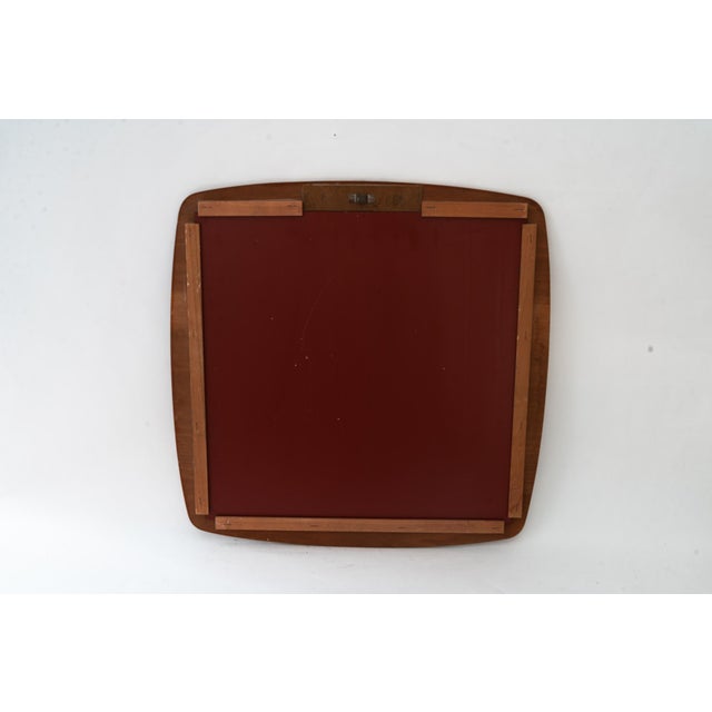 Mid-Century Modern Danish Teak Mirror, 1960s For Sale - Image 3 of 9