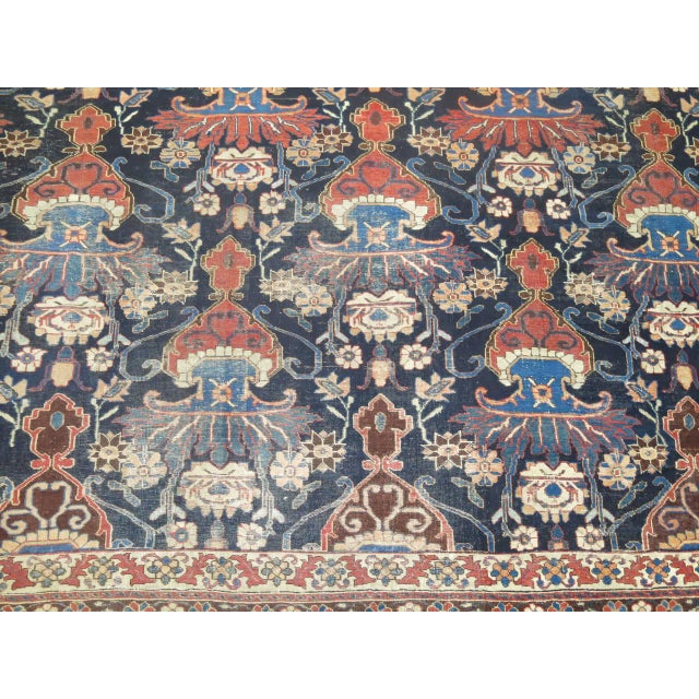 Textile Antique Zabihi Collection Persian Afshar Rug - 12' x 15'5" For Sale - Image 7 of 12
