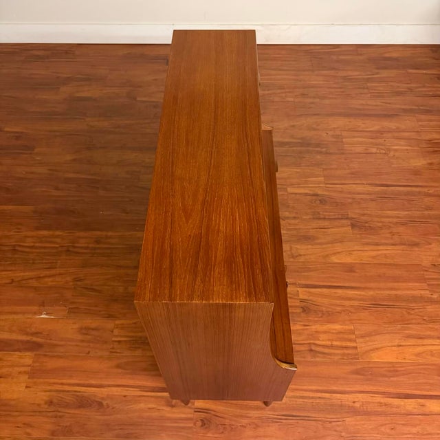 Wood G-Plan Brasilia Compact Teak Tall Sideboard For Sale - Image 7 of 14