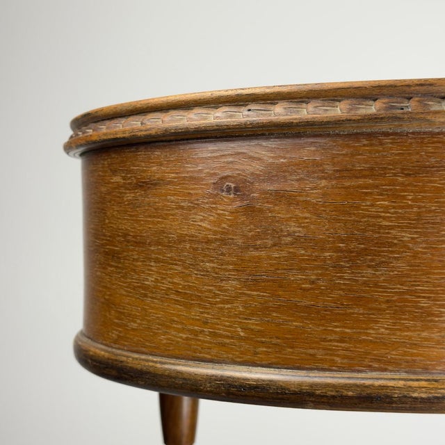 Vintage Wooden Nightstand, Italy, 1950s For Sale - Image 12 of 18