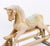 Wood Mid-Century French Blond Polychromed Rocking Horse, 1940s For Sale - Image 7 of 13