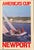 This poster commemorates the 1980 America’s Cup in Newport, Rhode Island, where Dennis Conner, at the helm of Freedom,...
