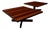 "Chanceler" Side Tables in Rosewood and Metal, Jorge Zalszupin, 1960s For Sale