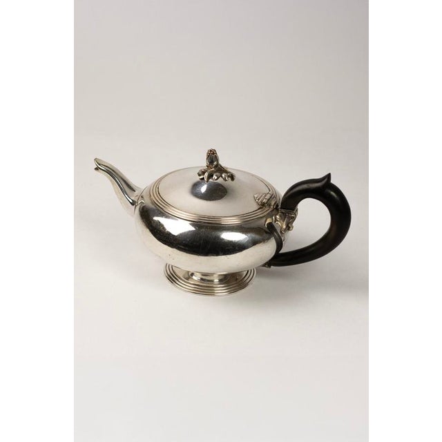 Traditional Silver-Plated Metal Teapot from Christofle, France, 1950s For Sale - Image 3 of 14