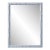 Faux Bamboo White Lacquer Mirror, 20th Century For Sale