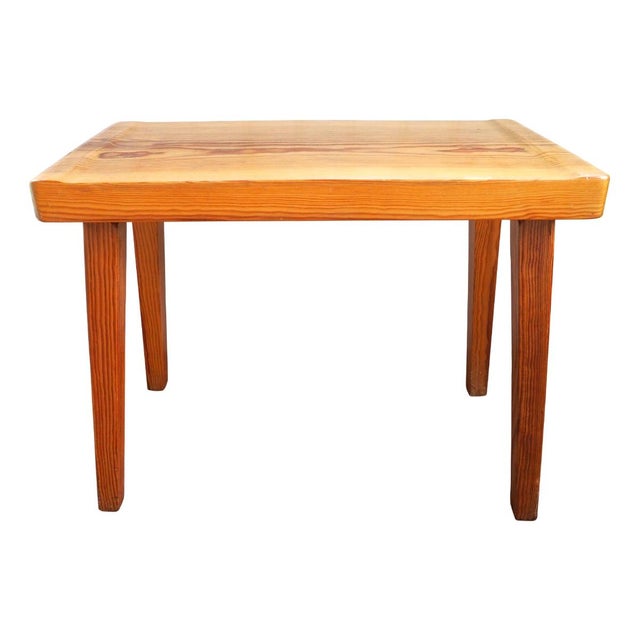 Vintage Scandinavian Pine Stool, 1970s For Sale - Image 12 of 12