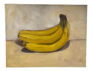 Bananas Still Life Oil Painting by Alice Ford
