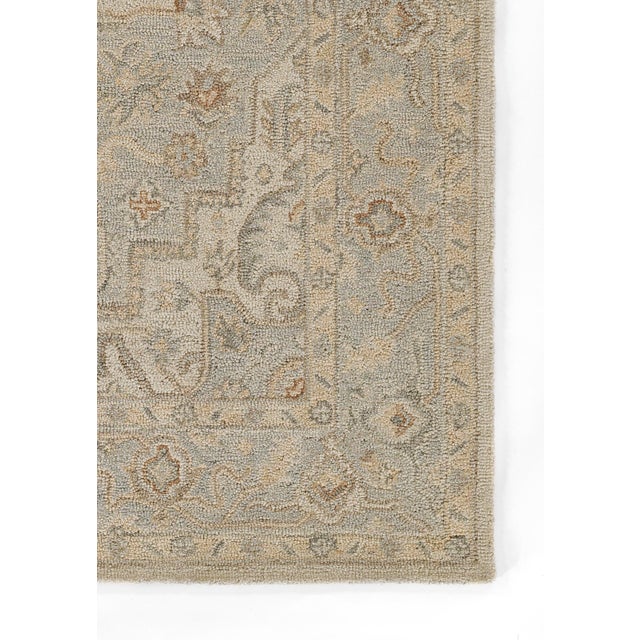 A beautiful balance of tradition and modernity, this hand-tufted wool blend rug is inspired by classic Heriz designs. But...