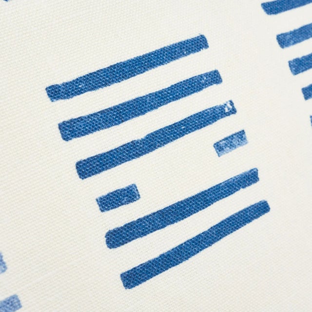 Schumacher Tiasquam Pillow in Blue For Sale In Charlotte - Image 6 of 7