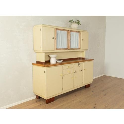 Art Deco kitchen cabinet Width: 202 cm Height: 188 cm Depth: 56 cm Unique, almost untouched original condition.