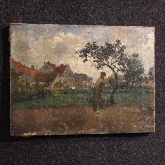Henri Louis Ludwig, Impressionist Landscape, 1890, Oil on Canvas For Sale - Image 13 of 15