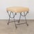 Not Yet Made - Made To Order Panoplie Iron Loop Stool, Yellow Linen For Sale - Image 5 of 11