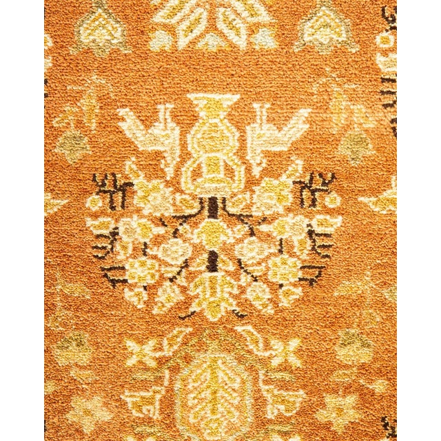 Traditional Mogul, One-of-a-Kind Hand-Knotted Area Rug in Brown, 8' 1" x 10' 2" For Sale - Image 3 of 8