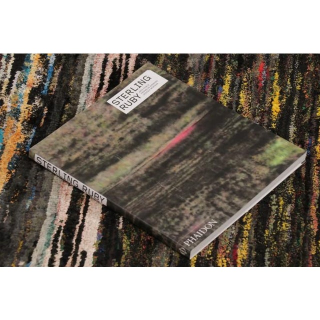 Rug & Kilim’s Modern Textural Rug, Dark Polychromatic Striae Over Brown Tones For Sale - Image 9 of 9