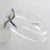 Transparent Lucite Plexiglass Bangle Bracelet With Anodized Aluminum Belt Buckle For Sale - Image 11 of 14