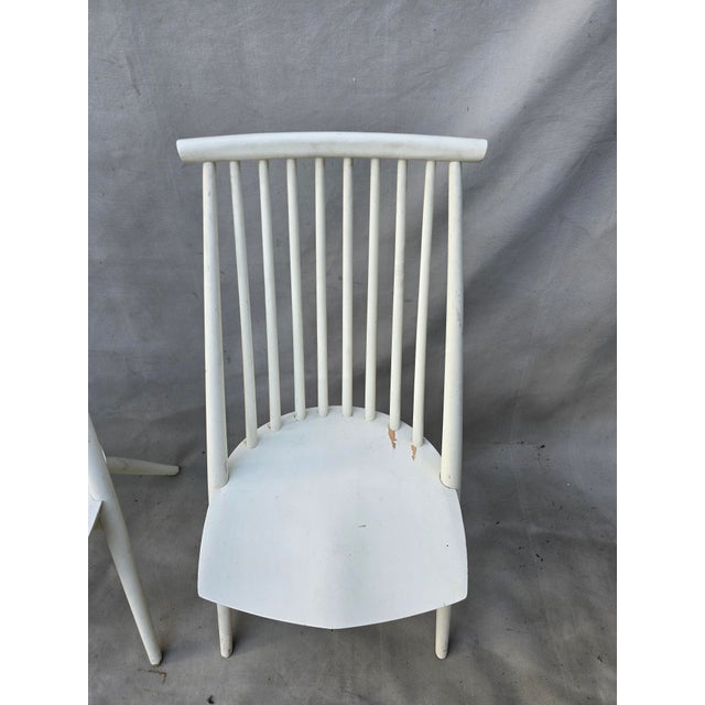 Mid-Century Modern Mid 20th Century Chairs in the Style of Mademoiselle For Sale - Image 3 of 9