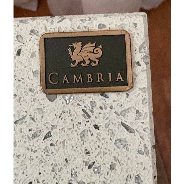 2020s Cambria Medium Quartz Tray/Board For Sale - Image 5 of 7