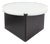 Alwa One Big 5501WB Side Table with White Top and Black Base by Sebastian Herkner for Pulpo For Sale