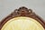 Antique French Louis XV Style Carved Walnut Yellow Fabric Boudoir Lounge Chair For Sale - Image 4 of 14