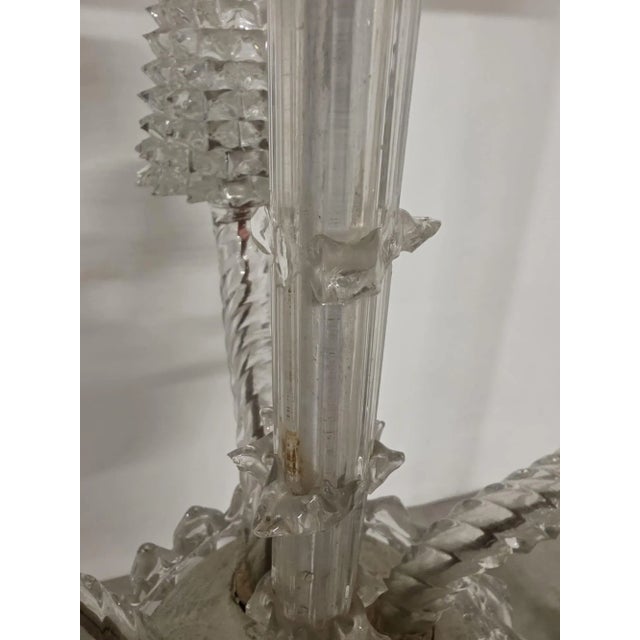 Five-Light Chandelier in Rostral Glass by Barovier & Toso, 1940s For Sale - Image 18 of 18