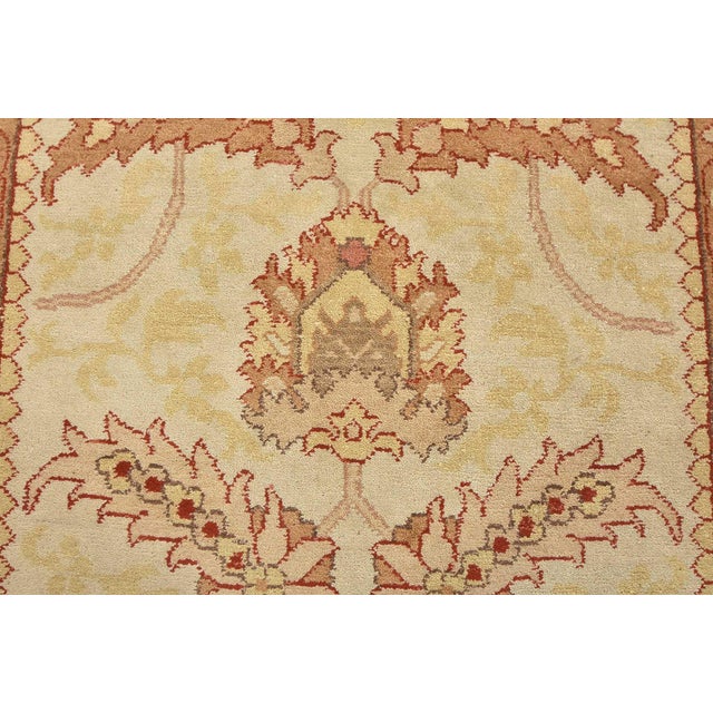 Textile Sultanabad Runner 2'11'' X 12' Beige Wool Vintage Traditional Hand-Knotted Rug For Sale - Image 7 of 12