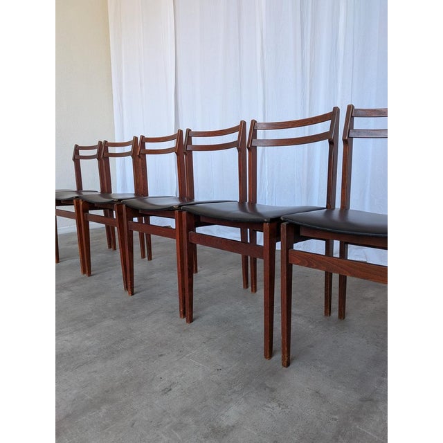 Vintage Scandinavian Wooden Dining Chairs from Stol Kamnik, 1970s, Set of 6 For Sale - Image 3 of 18