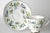 Mid 20th Century Blue Rose Cups & Saucers, Set of 6 For Sale In Los Angeles - Image 6 of 9