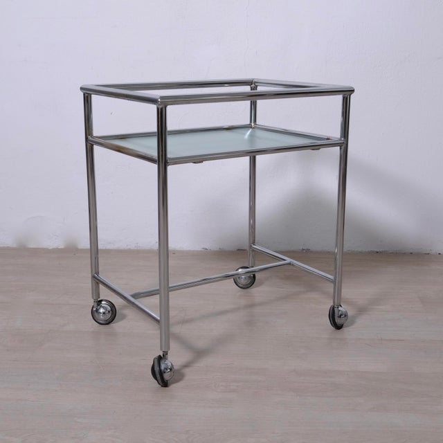 Vintage Italian Medical Cart, 1960s For Sale - Image 9 of 9