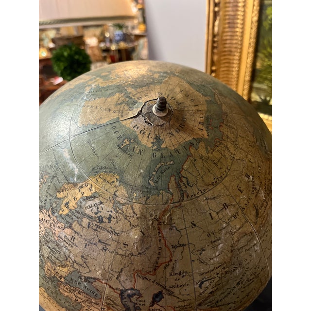 Antique World Globe on Stand French For Sale - Image 4 of 7