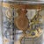 Vintage Cera Glass Black and Gold Old World Map Pattern Highball Glasses - Set of 7 For Sale - Image 9 of 11