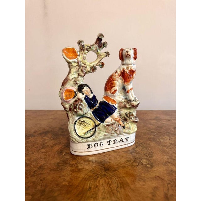 Antique Victorian Staffordshire Figure, 1880 For Sale - Image 3 of 6