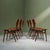 Mid-Century Modern Dining Chairs in Teak and Plywood, Scandinavia, Set of 6 For Sale - Image 3 of 11