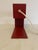 1970s Vintage Geometric Red Metal Table Lamp, 1970s For Sale - Image 5 of 15