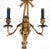 Pair Antique Gilt Bronze Two-Light Wall Sconce w/ Cherub Louis XVI Style NICE For Sale - Image 9 of 12