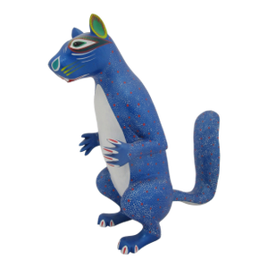Oaxacan Alebrije Squirrel Wood Carving Mexico Folk Art Figure Sculpture